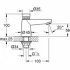 Кран для раковины GROHE Euroeco Cosmopolitan T автоматический, без функции смешивания, хром (36265000) Кран для раковины GROHE Euroeco Cosmopolitan T автоматический, без функции смешивания, хром (36265000)