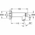 Кран GROHE Euroeco Cosmopolitan T автоматический, без функции смешивания, хром (36266000) Кран GROHE Euroeco Cosmopolitan T автоматический, без функции смешивания, хром (36266000)