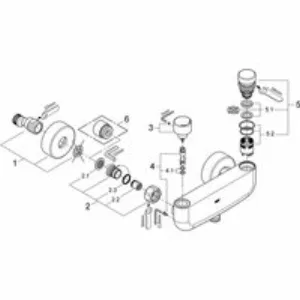 Смеситель для душа GROHE Eurosmart Cosmopolitan T, хром (36320000) Смеситель для душа GROHE Eurosmart Cosmopolitan T, хром (36320000)