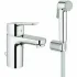 Смеситель для раковины GROHE BauEdge с цепочкой и гигиеническим душем, S-Size, хром (23757000) Смеситель для раковины GROHE BauEdge с цепочкой и гигиеническим душем, S-Size, хром (23757000)