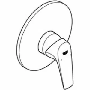 Смеситель для душа GROHE BauFlow в комплекте с монтажной частью, хром (29112000) Смеситель для душа GROHE BauFlow в комплекте с монтажной частью, хром (29112000)