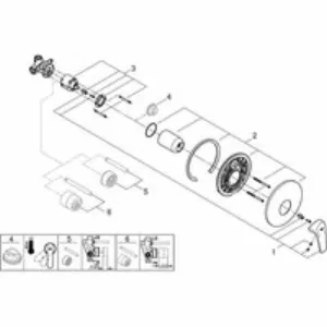 Смеситель для душа GROHE BauFlow в комплекте с монтажной частью, хром (29112000) Смеситель для душа GROHE BauFlow в комплекте с монтажной частью, хром (29112000)
