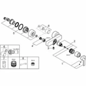 Смеситель для душа GROHE Lineare, хром (33865001) Смеситель для душа GROHE Lineare, хром (33865001)