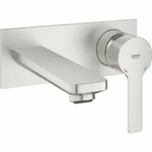 Внешняя часть смесителя для раковины GROHE Lineare на 2 отверстия, суперсталь (19409DC1) Внешняя часть смесителя для раковины GROHE Lineare на 2 отверстия, суперсталь (19409DC1)