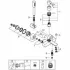 Смеситель для ванны GROHE Lineare с душевым гарнитуром, хром (33850001) Смеситель для ванны GROHE Lineare с душевым гарнитуром, хром (33850001)