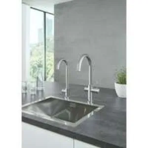 Комплект для кухни GROHE Red Duo с C-образным смесителем, бойлером L-Size и фильтром, хром (30079001) Комплект для кухни GROHE Red Duo с C-образным смесителем, бойлером L-Size и фильтром, хром (30079001)