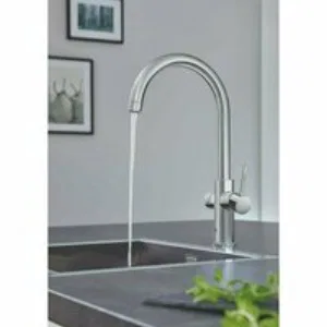 Комплект для кухни GROHE Red Duo с C-образным смесителем, бойлером L-Size и фильтром, хром (30079001) Комплект для кухни GROHE Red Duo с C-образным смесителем, бойлером L-Size и фильтром, хром (30079001)
