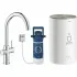 Комплект для кухни GROHE Red Duo с C-образным смесителем, бойлером M-Size и фильтром, хром (30083001) Комплект для кухни GROHE Red Duo с C-образным смесителем, бойлером M-Size и фильтром, хром (30083001)