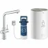 Комплект для кухни GROHE Red Duo с L-образным смесителем, бойлером M-Size и фильтром, хром (30327001) Комплект для кухни GROHE Red Duo с L-образным смесителем, бойлером M-Size и фильтром, хром (30327001)