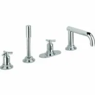 Внешняя часть термостата для ванны GROHE Atrio Ypsilon с душевым гарнитуром, хром (19141000)