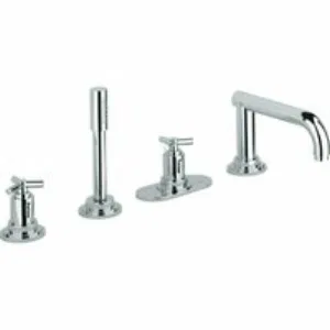 Внешняя часть термостата для ванны GROHE Atrio Ypsilon с душевым гарнитуром, хром (19141000) Внешняя часть термостата для ванны GROHE Atrio Ypsilon с душевым гарнитуром, хром (19141000)