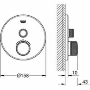 Готовый комплект GROHE Grohtherm SmartControl (SC0001) Готовый комплект GROHE Grohtherm SmartControl (SC0001)