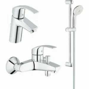 Готовый комплект для ванной комнаты GROHE Eurosmart, хром (NB0042) Готовый комплект для ванной комнаты GROHE Eurosmart, хром (NB0042)