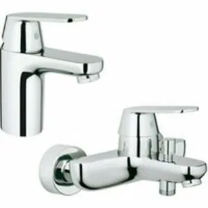 Готовый комплект для ванной комнаты GROHE Eurosmart Cosmopolitan, хром (NB0043) Готовый комплект для ванной комнаты GROHE Eurosmart Cosmopolitan, хром (NB0043)