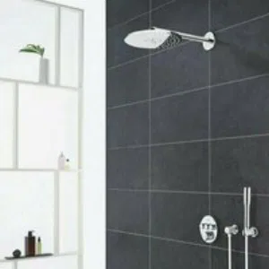 Верхний душ GROHE Rainshower 310 SmartActive с душевым кронштейном, 2 режима, 430 мм, белая луна (26475LS0) Верхний душ GROHE Rainshower 310 SmartActive с душевым кронштейном, 2 режима, 430 мм, белая луна (26475LS0)