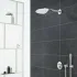 Верхний душ GROHE Rainshower 310 SmartActive с душевым кронштейном, 2 режима, 430 мм, белая луна (26475LS0) Верхний душ GROHE Rainshower 310 SmartActive с душевым кронштейном, 2 режима, 430 мм, белая луна (26475LS0)