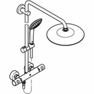 Душевая система GROHE Euphoria System 260 с термостатом для душа, хром (27615001) Душевая система GROHE Euphoria System 260 с термостатом для душа, хром (27615001)