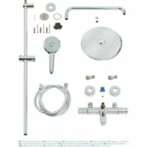 Душевая система с термостатом для ванны, GROHE Euphoria System 260, хром, (26114001) Душевая система с термостатом для ванны, GROHE Euphoria System 260, хром, (26114001)