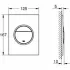 Панель смыва для унитаза GROHE Nova Cosmopolitan S, 3 режима, хром (37601000) Панель смыва для унитаза GROHE Nova Cosmopolitan S, 3 режима, хром (37601000)