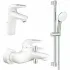 Готовый комплект для ванной комнаты GROHE Tempesta, белая луна (NB0019-2) Готовый комплект для ванной комнаты GROHE Tempesta, белая луна (NB0019-2)