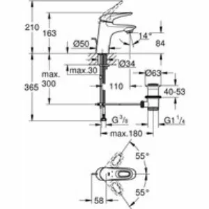 Готовый комплект для ванной комнаты GROHE Tempesta, белая луна (NB0019-2) Готовый комплект для ванной комнаты GROHE Tempesta, белая луна (NB0019-2)