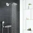 Верхний душ GROHE Rainshower 360 MONO с душевым кронштейном, 1 режим, 450 мм, хром (26450000) Верхний душ GROHE Rainshower 360 MONO с душевым кронштейном, 1 режим, 450 мм, хром (26450000)