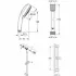 Душевой гарнитур GROHE Tempesta Cosmopolitan 100, 3 режима струи, душевая штанга 600 мм, 9,5 л/мин, хром (27579002) Душевой гарнитур GROHE Tempesta Cosmopolitan 100, 3 режима струи, душевая штанга 600 мм, 9,5 л/мин, хром (27579002)