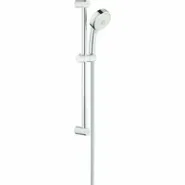 Душевой гарнитур GROHE Tempesta Cosmopolitan 100, 4 режима струи, душевая штанга 600 мм, 9,5 л/мин, хром (27580002)