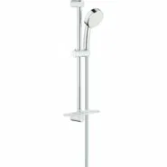 Душевой гарнитур GROHE Tempesta Cosmopolitan 100 с мыльницей, 1 режим струи, душевая штанга 600 мм, 7 л/мин, хром (26083002)