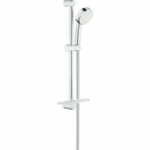 Душевой гарнитур GROHE Tempesta Cosmopolitan 100 с мыльницей, 1 режим струи, душевая штанга 600 мм, 7 л/мин, хром (26083002) Душевой гарнитур GROHE Tempesta Cosmopolitan 100 с мыльницей, 1 режим струи, душевая штанга 600 мм, 7 л/мин, хром (26083002)