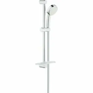 Душевой гарнитур GROHE New Tempesta Cosmopolitan 100 с мыльницей, 2 режима струи, душевая штанга 600 мм, 5,7 л/мин, хром (27928002) Душевой гарнитур GROHE New Tempesta Cosmopolitan 100 с мыльницей, 2 режима струи, душевая штанга 600 мм, 5,7 л/мин, хром (27928002)