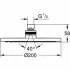 Верхний душ GROHE Tempesta Cosmopolitan 200, 1 режим, хром (27541001) Верхний душ GROHE Tempesta Cosmopolitan 200, 1 режим, хром (27541001)