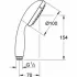 Ручной душ GROHE Tempesta 100, 1 режим, хром/серый (27852001) Ручной душ GROHE Tempesta 100, 1 режим, хром/серый (27852001)