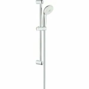 Душевой гарнитур GROHE Tempesta 100, 4 режима струи, душевая штанга 600 мм, 9,5 л/мин, хром (27645001) Душевой гарнитур GROHE Tempesta 100, 4 режима струи, душевая штанга 600 мм, 9,5 л/мин, хром (27645001)
