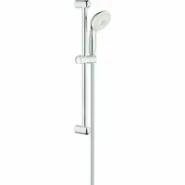 Душевой гарнитур GROHE Tempesta 100, 4 режима струи, душевая штанга 600 мм, 9,5 л/мин, хром (27795001)