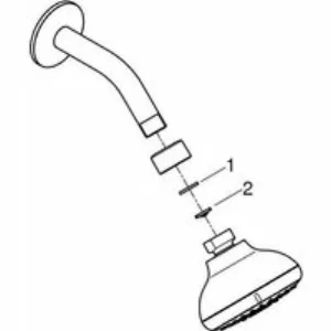 Верхний душ GROHE Tempesta 100, 4 режима, хром (27870001) Верхний душ GROHE Tempesta 100, 4 режима, хром (27870001)