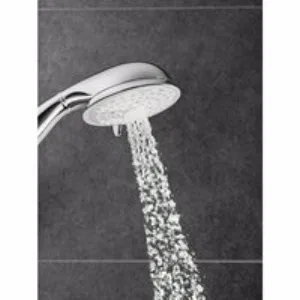 Душевой гарнитур GROHE Tempesta Rustic 100 с мыльницей, 4 режима струи, душевая штанга 600 мм, 9,5 л/мин, хром (27609001) Душевой гарнитур GROHE Tempesta Rustic 100 с мыльницей, 4 режима струи, душевая штанга 600 мм, 9,5 л/мин, хром (27609001)