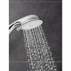 Душевой гарнитур GROHE Tempesta Rustic 100 с мыльницей, 4 режима струи, душевая штанга 600 мм, 9,5 л/мин, хром (27609001) Душевой гарнитур GROHE Tempesta Rustic 100 с мыльницей, 4 режима струи, душевая штанга 600 мм, 9,5 л/мин, хром (27609001)