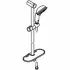 Душевой гарнитур GROHE Tempesta Rustic 100 с мыльницей, 4 режима струи, душевая штанга 600 мм, 9,5 л/мин, хром (27609001) Душевой гарнитур GROHE Tempesta Rustic 100 с мыльницей, 4 режима струи, душевая штанга 600 мм, 9,5 л/мин, хром (27609001)