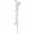 Душевой гарнитур GROHE Tempesta Rustic 100 с мыльницей, 4 режима струи, душевая штанга 600 мм, 9,5 л/мин, хром (26086001) Душевой гарнитур GROHE Tempesta Rustic 100 с мыльницей, 4 режима струи, душевая штанга 600 мм, 9,5 л/мин, хром (26086001)