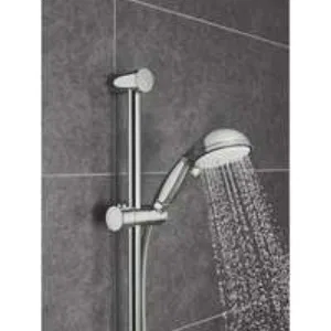 Душевой гарнитур GROHE Tempesta Rustic 100 с мыльницей, 4 режима струи, душевая штанга 600 мм, 9,5 л/мин, хром (26086001) Душевой гарнитур GROHE Tempesta Rustic 100 с мыльницей, 4 режима струи, душевая штанга 600 мм, 9,5 л/мин, хром (26086001)