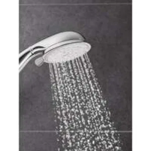 Душевой гарнитур GROHE Tempesta Rustic 100 с мыльницей, 4 режима струи, душевая штанга 600 мм, 9,5 л/мин, хром (26086001) Душевой гарнитур GROHE Tempesta Rustic 100 с мыльницей, 4 режима струи, душевая штанга 600 мм, 9,5 л/мин, хром (26086001)