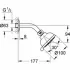 Верхний душ GROHE New Tempesta Rustic 100 IV, 4 режима, хром (26089001) Верхний душ GROHE New Tempesta Rustic 100 IV, 4 режима, хром (26089001)