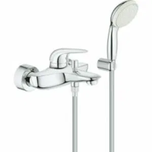 Смеситель для ванны GROHE Eurostyle Solid с душевым гарнитуром, хром (2372930A) Смеситель для ванны GROHE Eurostyle Solid с душевым гарнитуром, хром (2372930A)