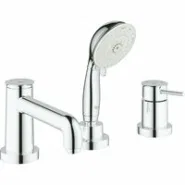 Смеситель для ванны GROHE BauClassic на 3 отверстия, на край ванны, хром (2511800A)