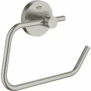 Держатель для туалетной бумаги GROHE Essentials без крышки, суперсталь (40689DC1)