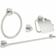Набор аксессуаров GROHE Essentials (4 предмета), суперсталь (40776DC1)