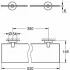 Стеклянная полочка GROHE Essentials 530 мм, суперсталь (40799DC1) Стеклянная полочка GROHE Essentials 530 мм, суперсталь (40799DC1)