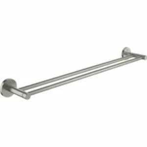 Держатель для полотенца GROHE Essentials 600 мм, двойной, суперсталь (40802DC1) Держатель для полотенца GROHE Essentials 600 мм, двойной, суперсталь (40802DC1)