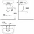Полупьедестал GROHE Bau Ceramic, альпин-белый (39426000) Полупьедестал GROHE Bau Ceramic, альпин-белый (39426000)